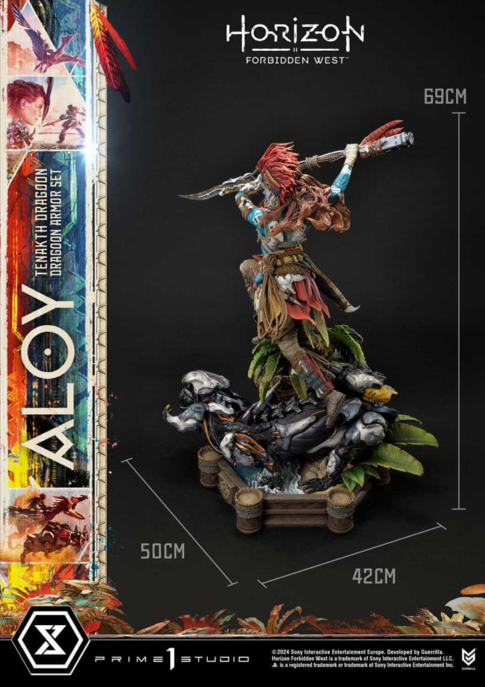 Horizon Forbidden West statuette Ultimate Premium Masterline Series 1/4 Aloy Bonus Version 69 cm
