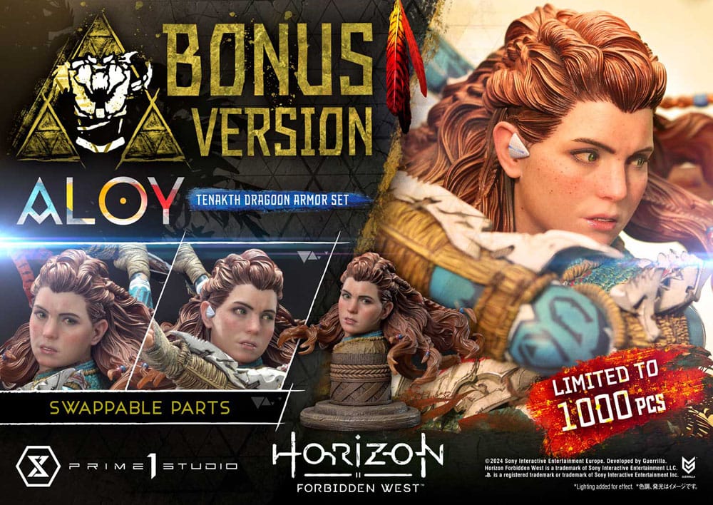 Horizon Forbidden West statuette Ultimate Premium Masterline Series 1/4 Aloy Bonus Version 69 cm
