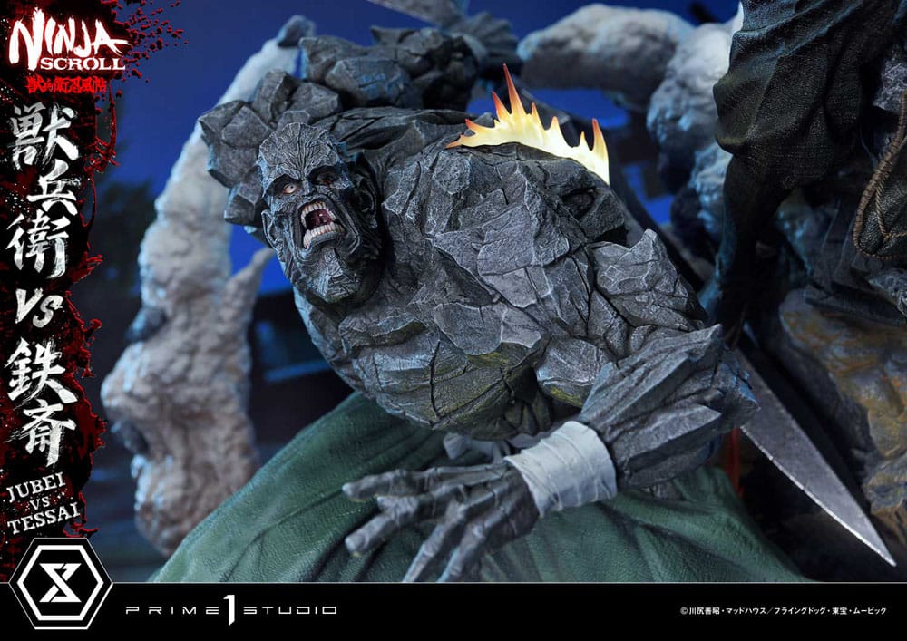 Ninja Scroll statuette Ultimate Premium Masterline Series 1/4 Jubei Versus Tessai 101 cm
