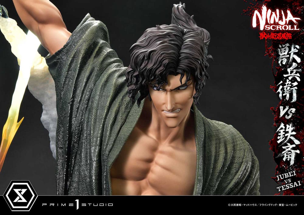 Ninja Scroll statuette Ultimate Premium Masterline Series 1/4 Jubei Versus Tessai 101 cm