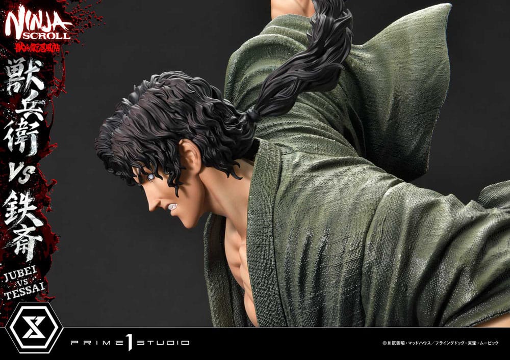 Ninja Scroll statuette Ultimate Premium Masterline Series 1/4 Jubei Versus Tessai 101 cm