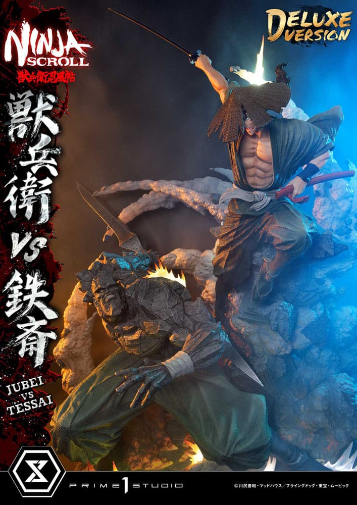Ninja Scroll statuette Ultimate Premium Masterline Series 1/4 Jubei Versus Tessai Deluxe Bonus Version 101 cm