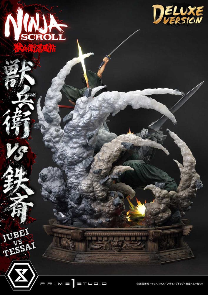 Ninja Scroll statuette Ultimate Premium Masterline Series 1/4 Jubei Versus Tessai Deluxe Bonus Version 101 cm