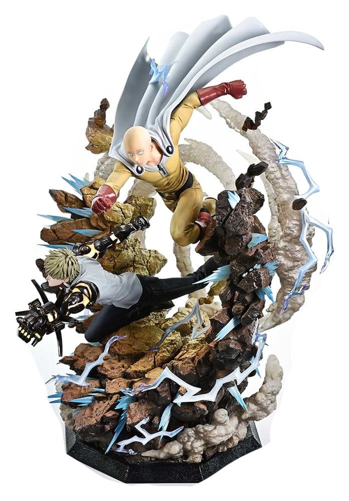 One-Punch Man statuette Ultimate Premium Masterline Series 1/4 Saitama & Genos 73 cm