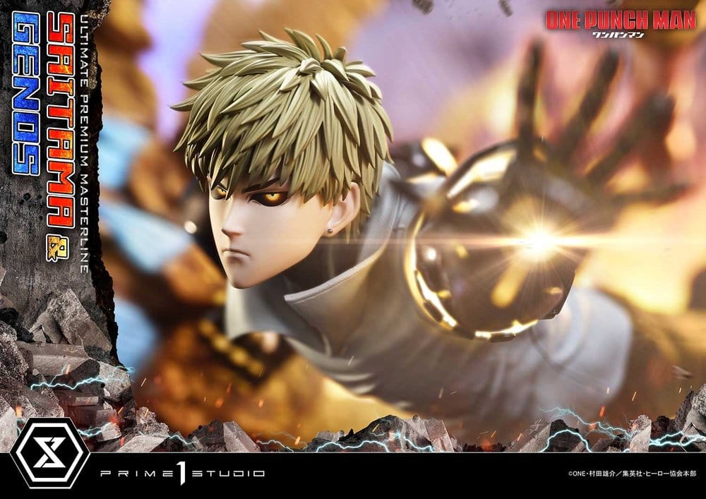 One-Punch Man statuette Ultimate Premium Masterline Series 1/4 Saitama & Genos 73 cm