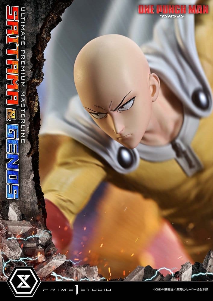 One-Punch Man statuette Ultimate Premium Masterline Series 1/4 Saitama & Genos 73 cm