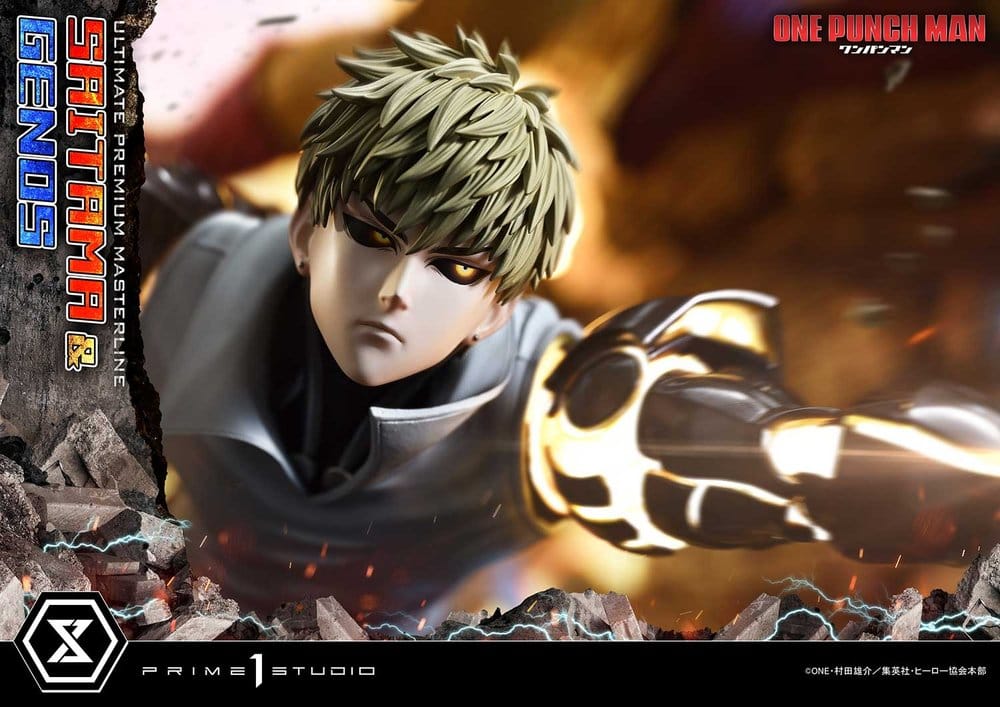 One-Punch Man statuette Ultimate Premium Masterline Series 1/4 Saitama & Genos 73 cm
