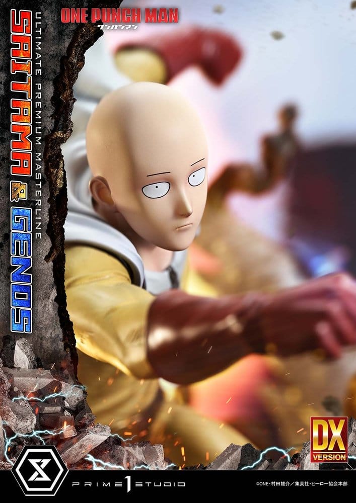 One-Punch Man statuette Ultimate Premium Masterline Series 1/4 Saitama & Genos Deluxe Version 73 cm