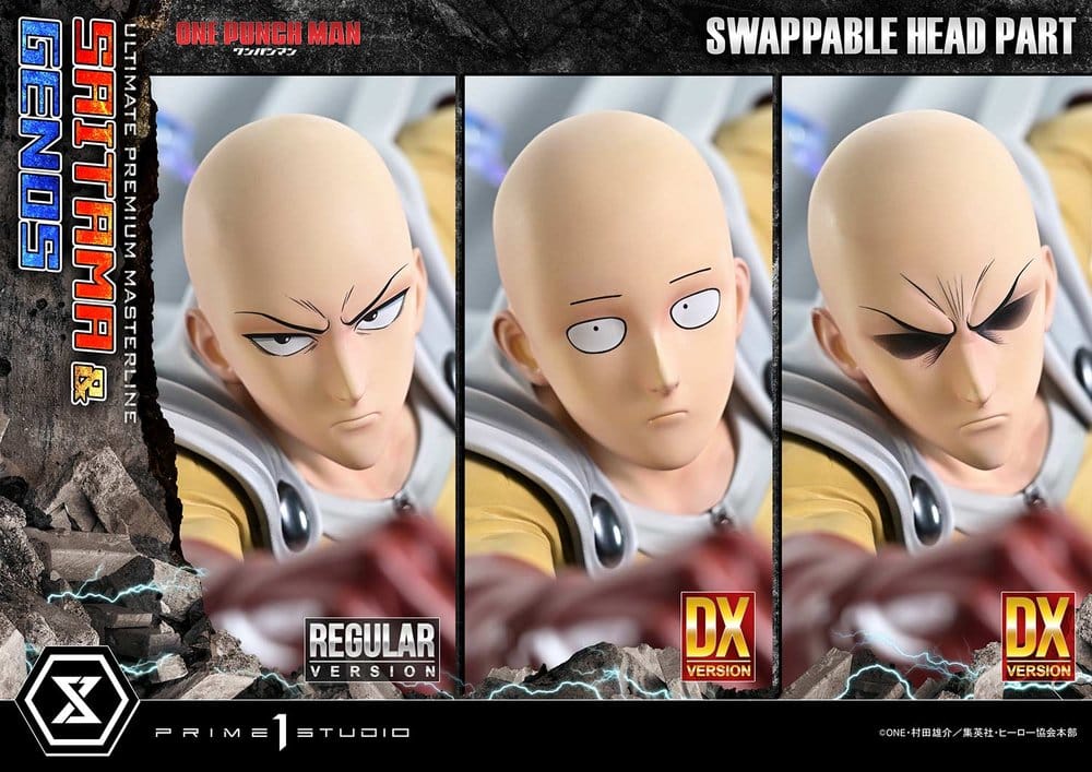 One-Punch Man statuette Ultimate Premium Masterline Series 1/4 Saitama & Genos Deluxe Version 73 cm