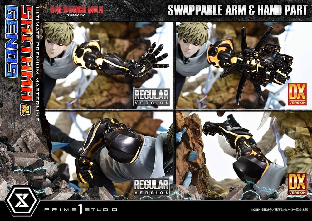 One-Punch Man statuette Ultimate Premium Masterline Series 1/4 Saitama & Genos Deluxe Version 73 cm