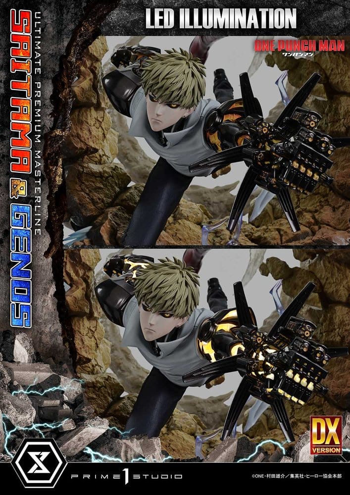 One-Punch Man statuette Ultimate Premium Masterline Series 1/4 Saitama & Genos Deluxe Version 73 cm