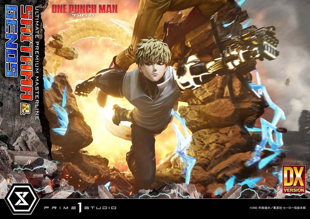 One-Punch Man statuette Ultimate Premium Masterline Series 1/4 Saitama & Genos Deluxe Version 73 cm