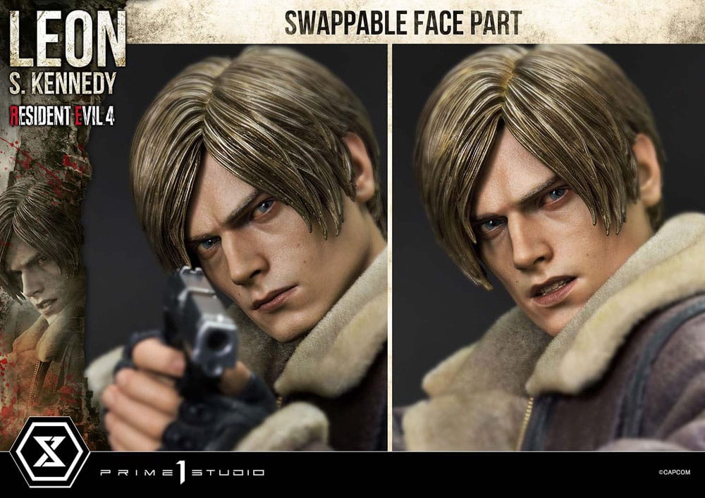 Resident Evil 4 statuette Ultimate Premium Masterline Series 1/4 Leon S. Kennedy Bonus Ver. 64 cm