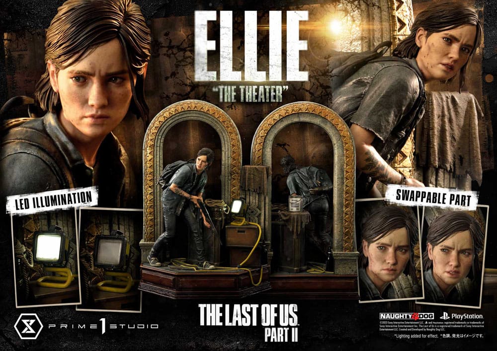 The Last of Us Part II statuette 1/4 Ultimate Premium Masterline Series Ellie "The Theater" Bonus Version 58 cm