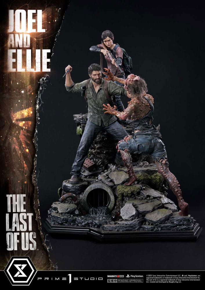 The Last of Us Part I statuette 1/4 Ultimate Premium Masterline Series Joel & Ellie (The Last of Us Part I) 73 cm