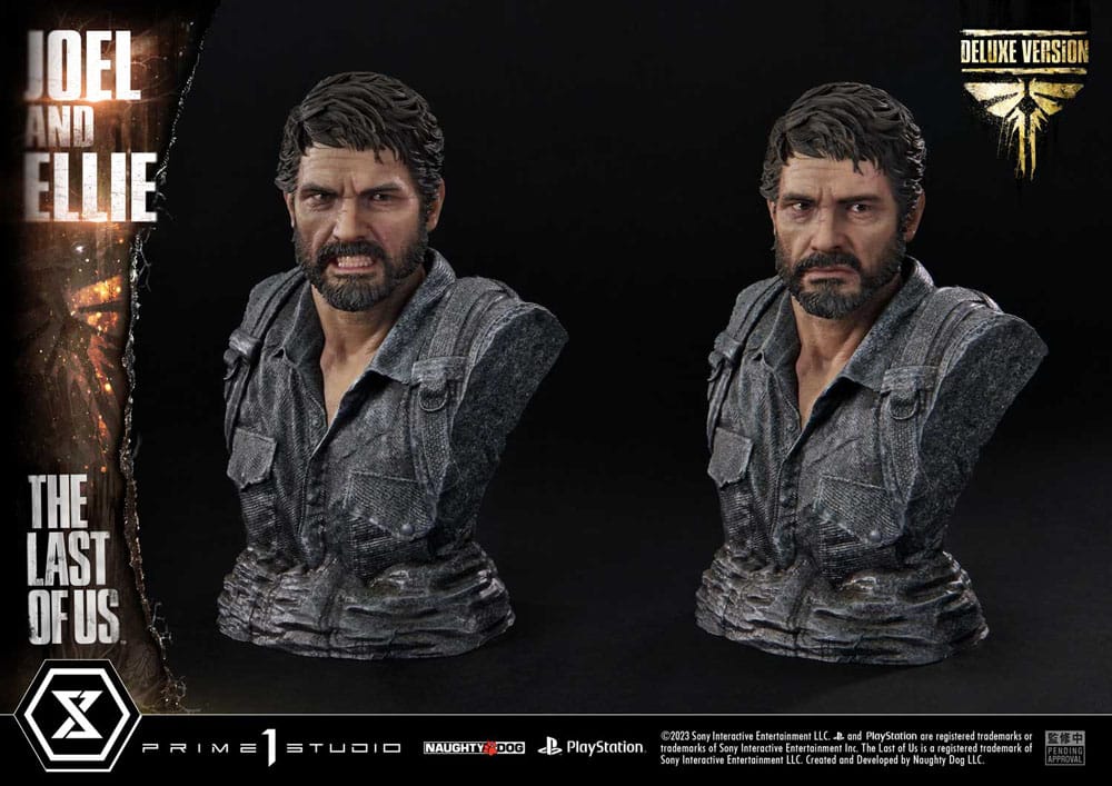 The Last of Us Part I statuette Ultimate Premium Masterline Series Joel & Ellie Deluxe Bonus Version (The Last of Us Part I) 73 cm