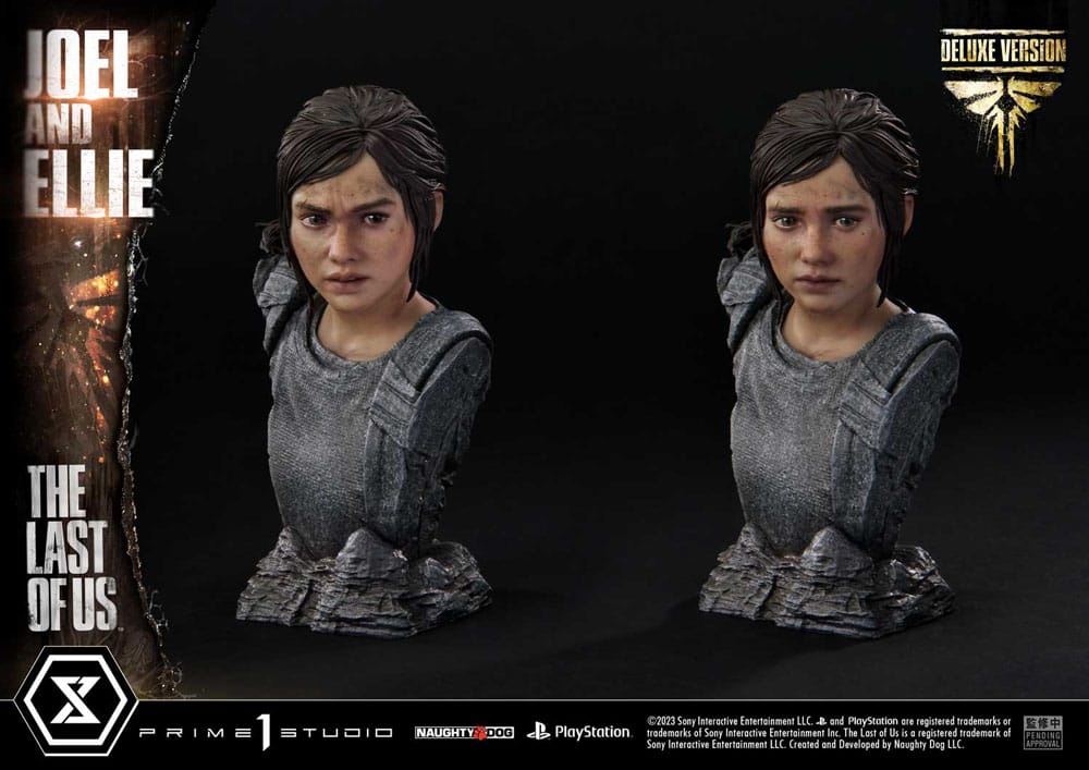 The Last of Us Part I statuette Ultimate Premium Masterline Series Joel & Ellie Deluxe Bonus Version (The Last of Us Part I) 73 cm