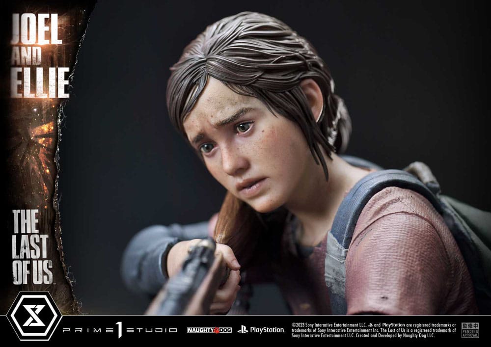 The Last of Us Part I statuette Ultimate Premium Masterline Series Joel & Ellie Deluxe Bonus Version (The Last of Us Part I) 73 cm