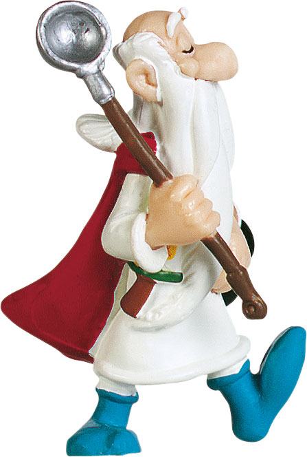 Astérix figurine Panoramix Marmite 8 cm