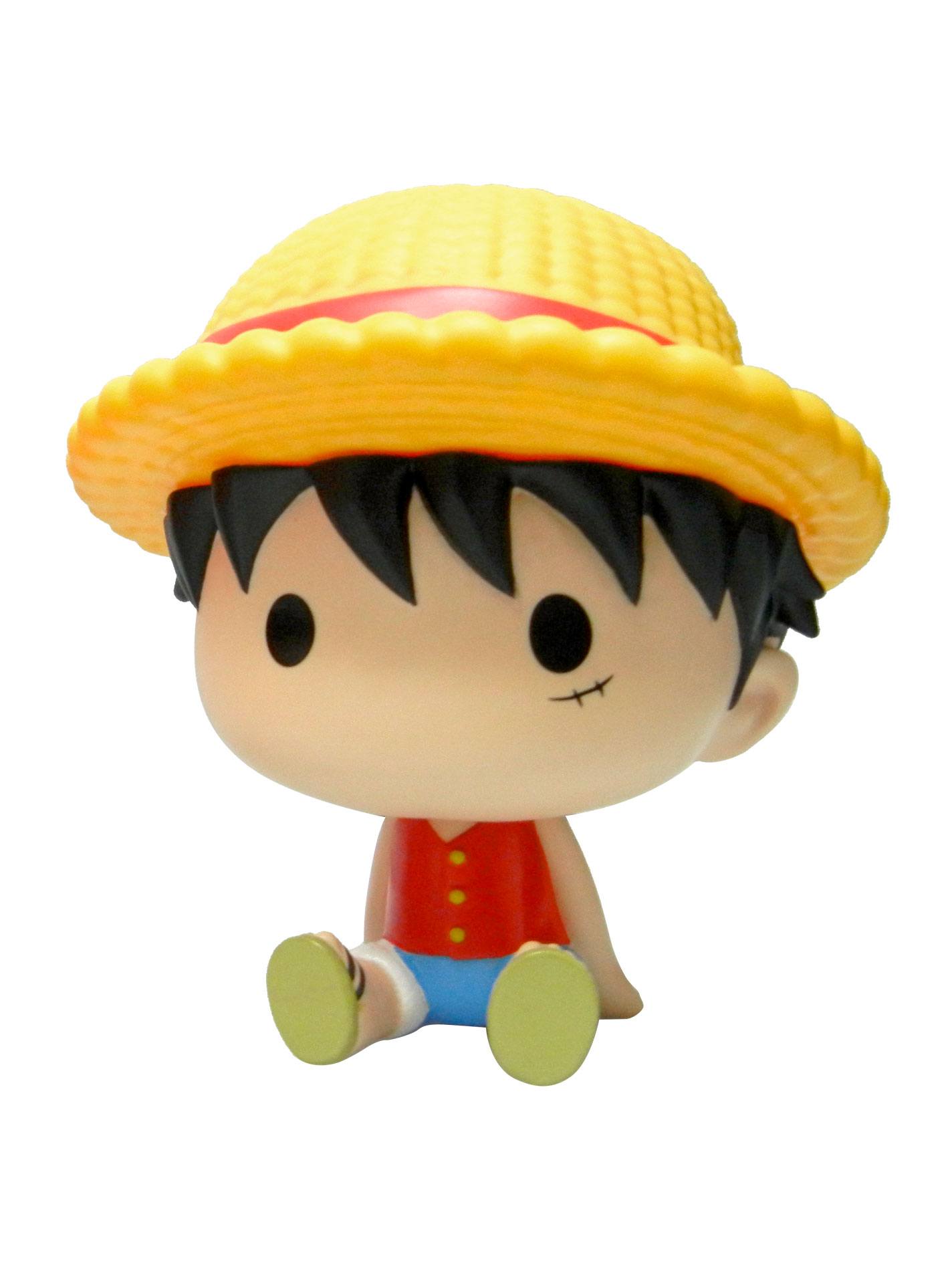 One Piece tirelire Chibi PVC Luffy 15 cm