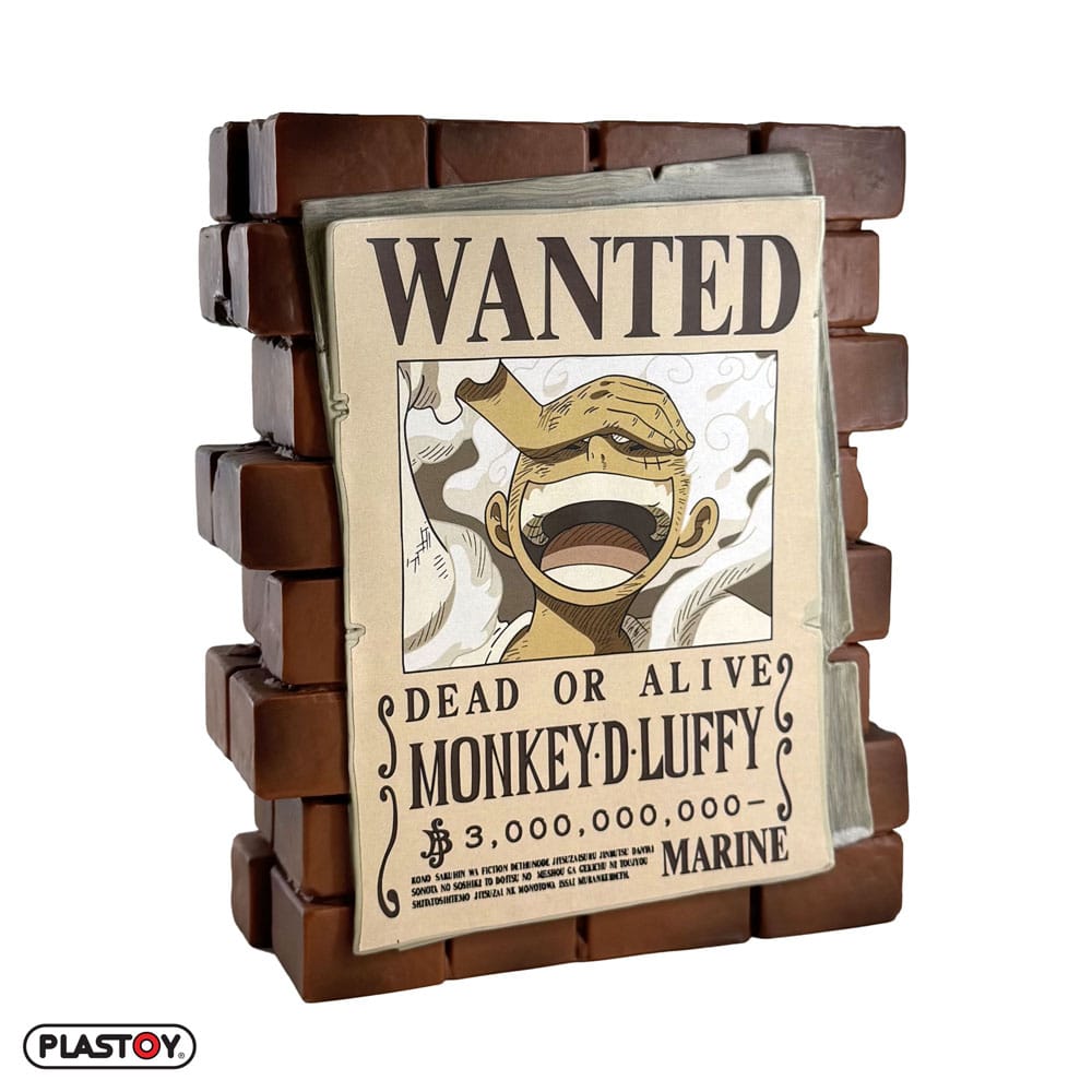 One Piece tirelire PVC Luffy Wanted