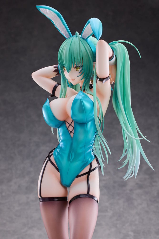 Original Character statuette PVC 1/4 Green Twin Tail Bunny-chan 43 cm