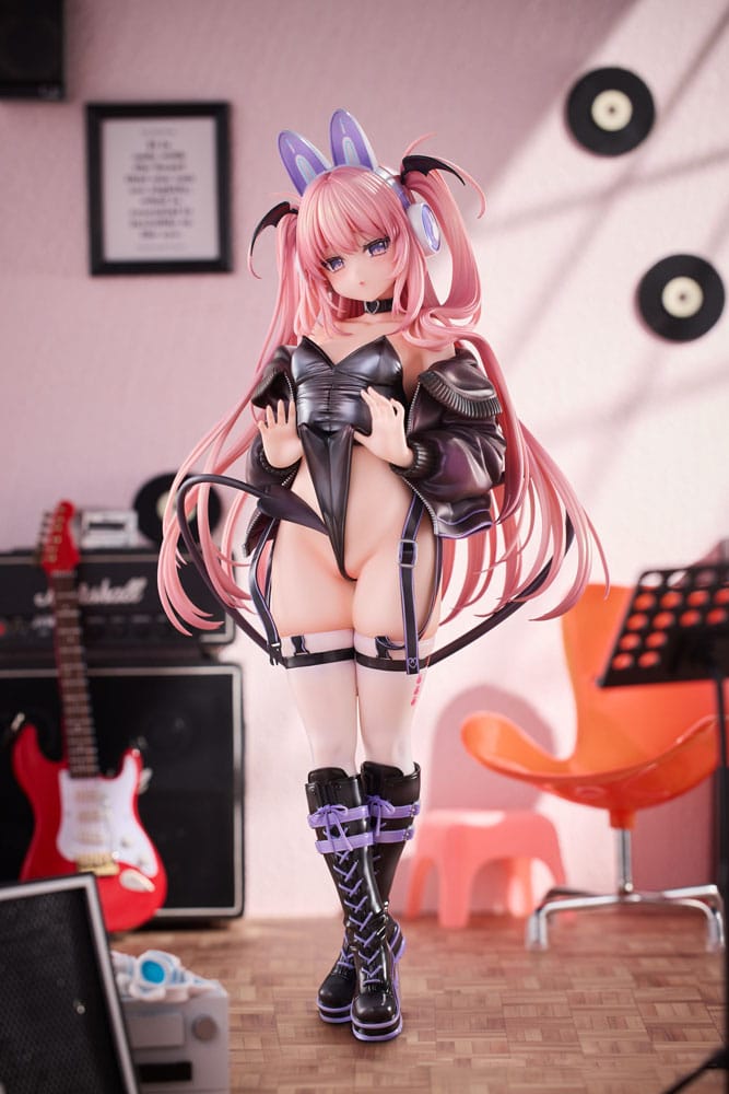 Original Character statuette PVC 1/6 Usamimi Headphone Lulumu Illustrated by Tamano Kedama 32 cm