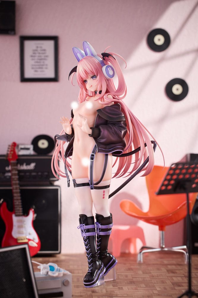Original Character statuette PVC 1/6 Usamimi Headphone Lulumu Illustrated by Tamano Kedama 32 cm