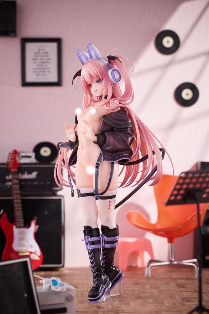 Original Character statuette PVC 1/6 Usamimi Headphone Lulumu Illustrated by Tamano Kedama Deluxe Edition 32 cm