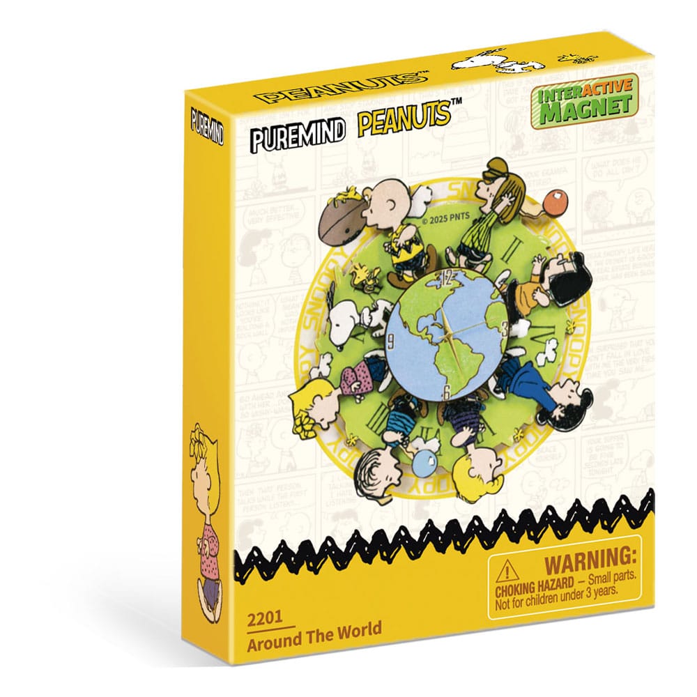 Peanuts Puremind aimant Around the World