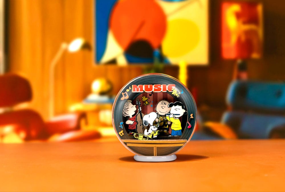 Peanuts Puremind maquette Le globe Wooden Theater Globe Night of Music