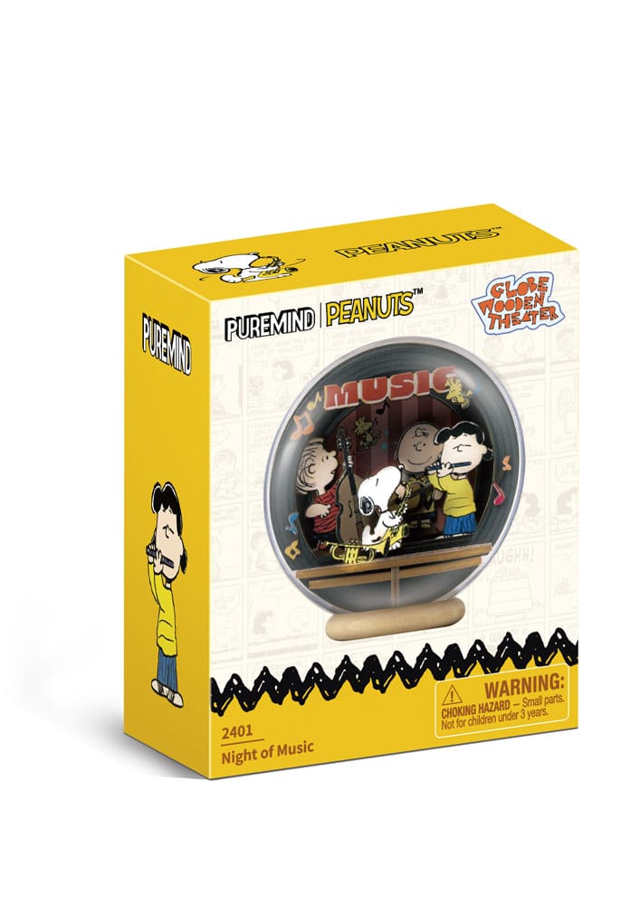 Peanuts Puremind maquette Le globe Wooden Theater Globe Night of Music