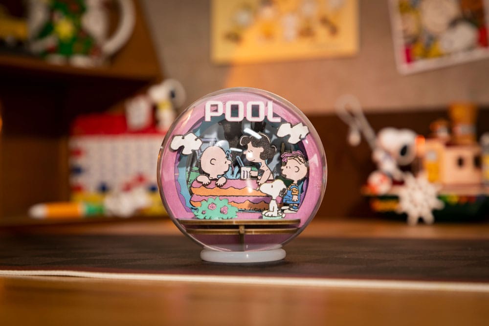 Peanuts Puremind maquette Wooden Theater Globe Cool Pool