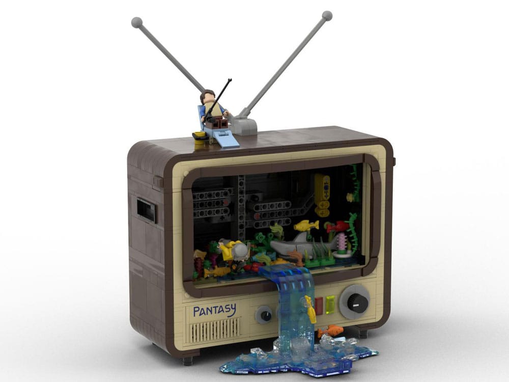 Jeu de construction Original-Retro Series Vintage Television 19 cm