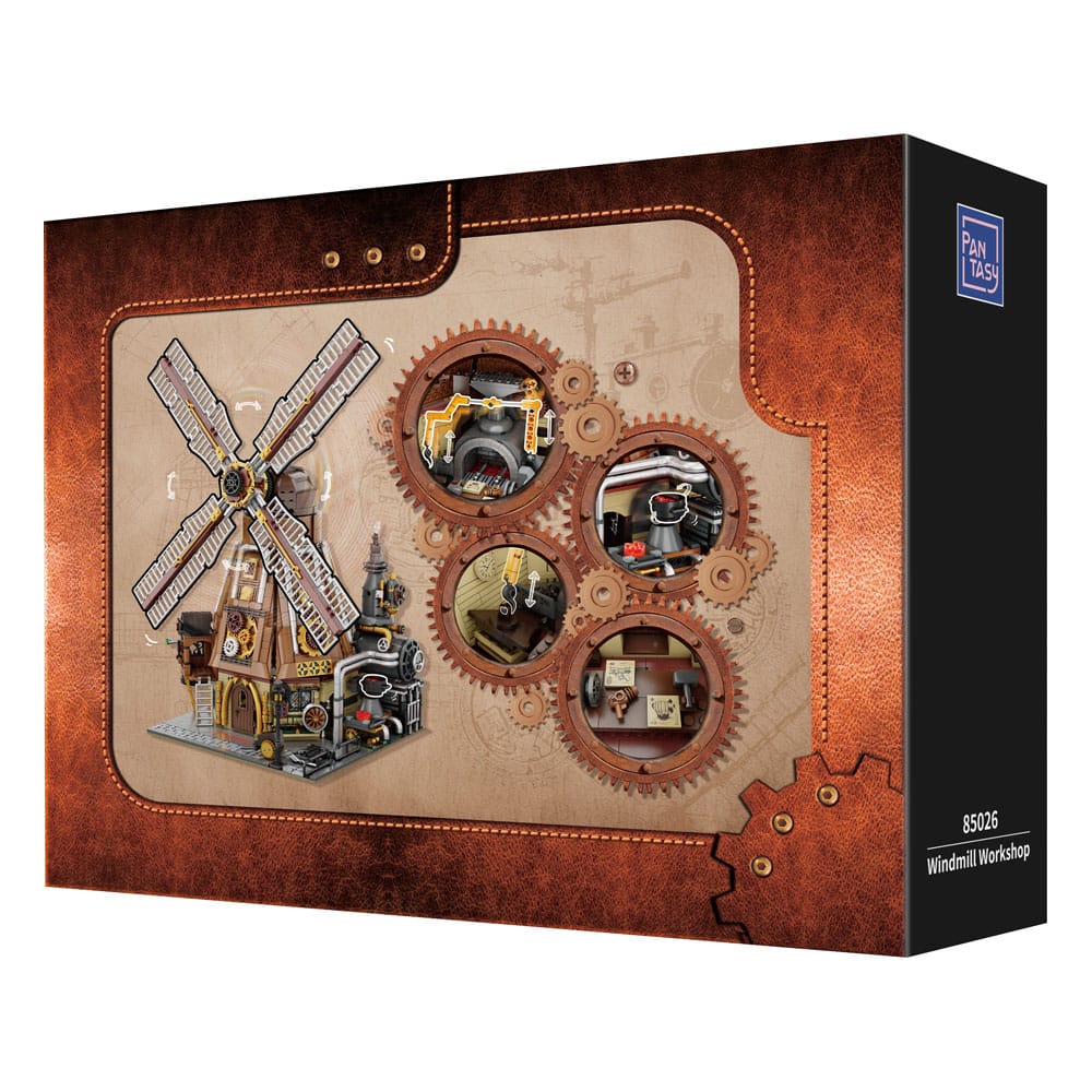Pantasy Original Jeu de construction Steampunk Windmill Workshop