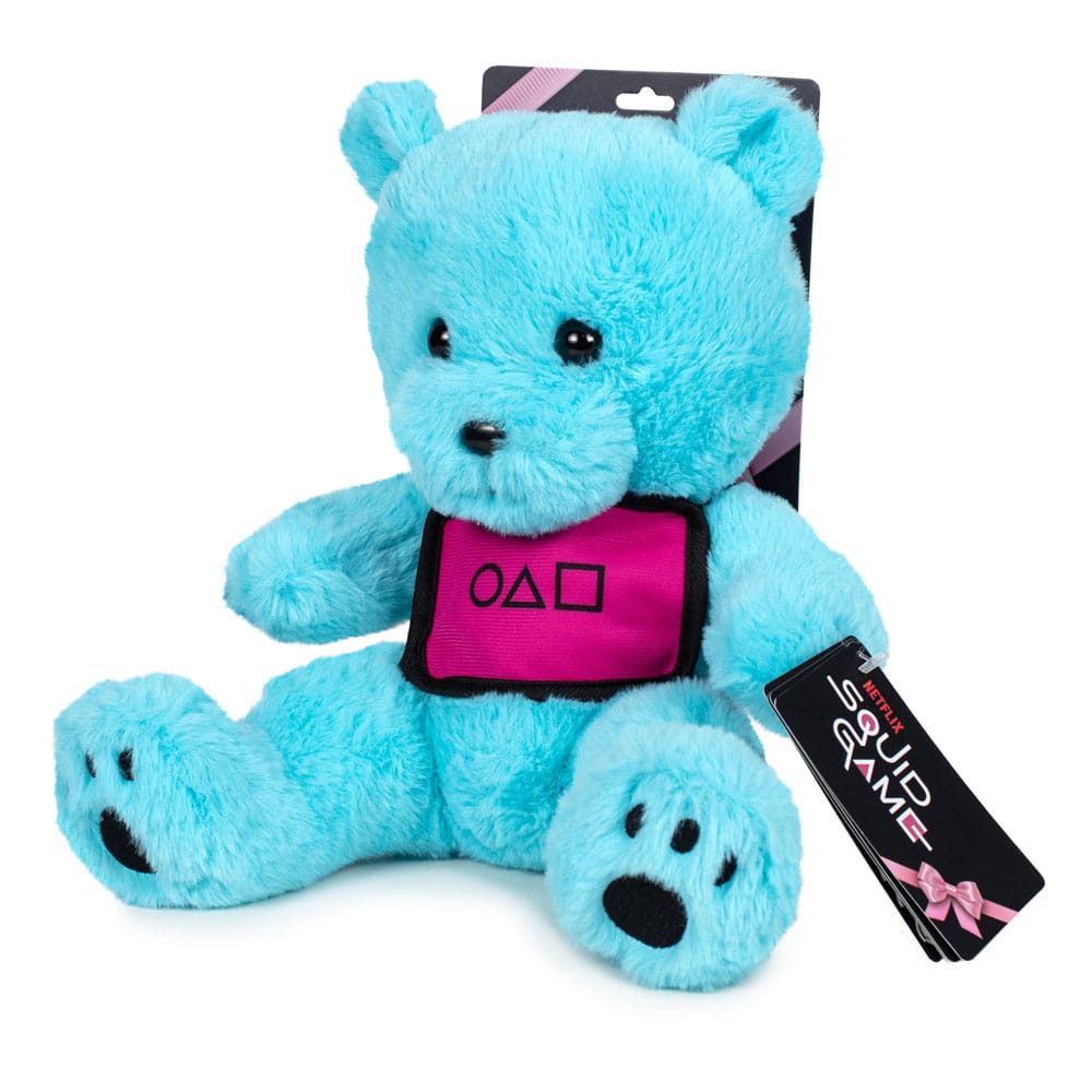 Squid Game peluche Teddy Bear avec carte d'accompagnement Emballage 25 cm