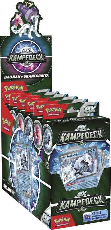 Pokémon TCG présentoir EX-Kampfdeck Juli 2023 (6) *ALLEMAND*