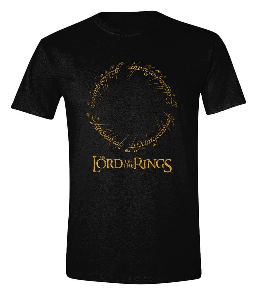 Le Seigneur des Anneaux T-Shirt Logo Inscription (L)