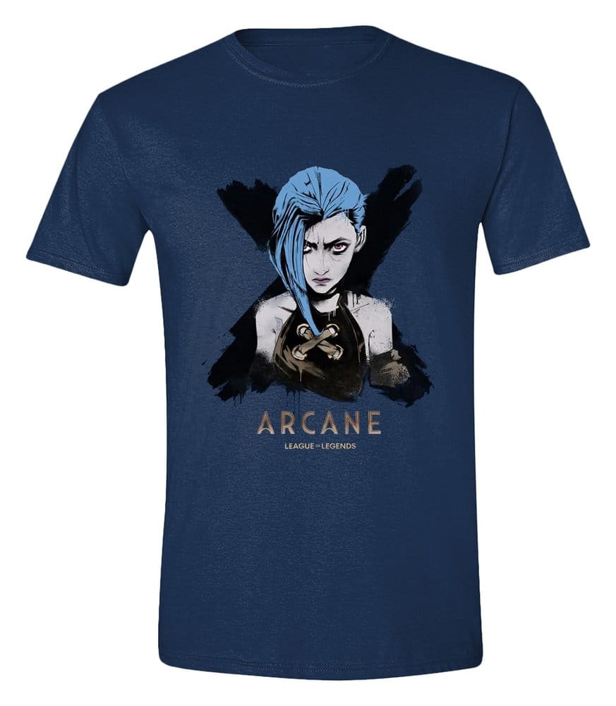 Arcane T-Shirt Jinx Portrait (L)
