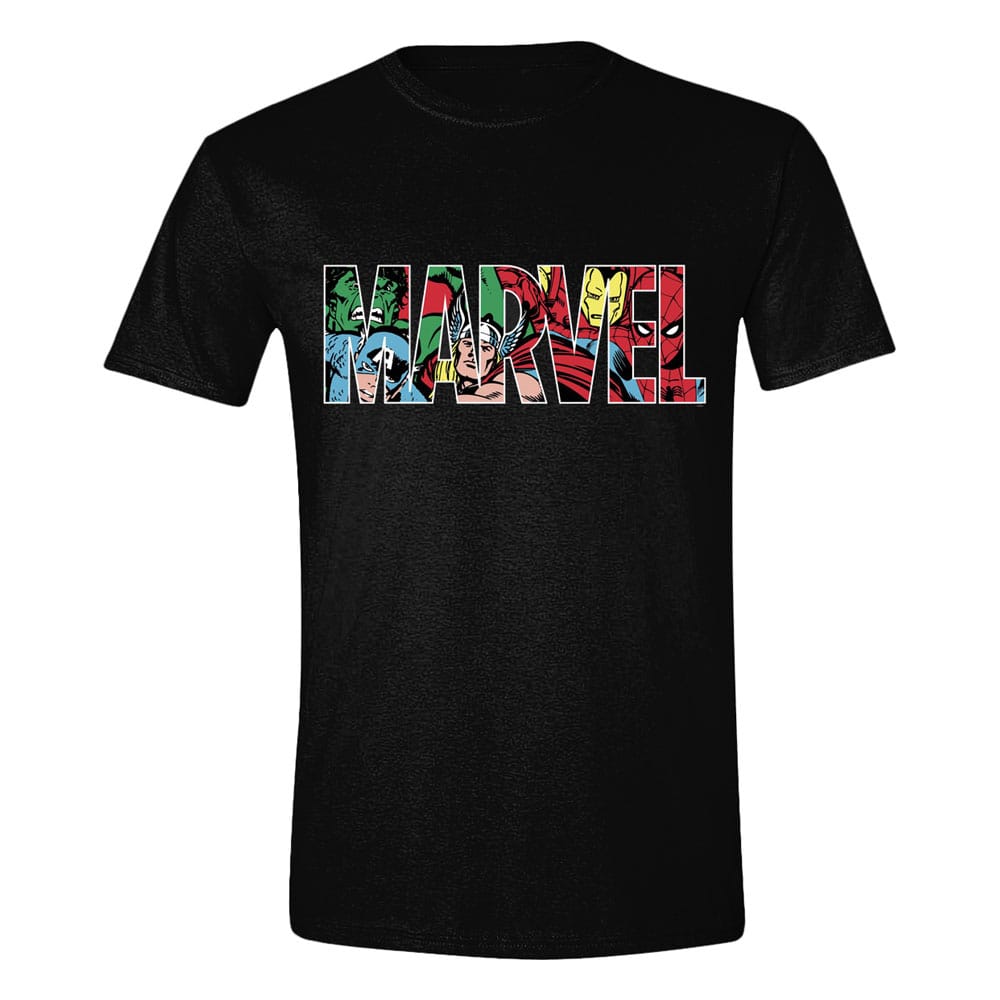 Marvel T-Shirt Logo Character Infill (XL)
