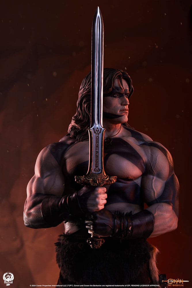 Conan le Barbare statuette Elite Series 1/2 Conan Warpaint Edition 116 cm