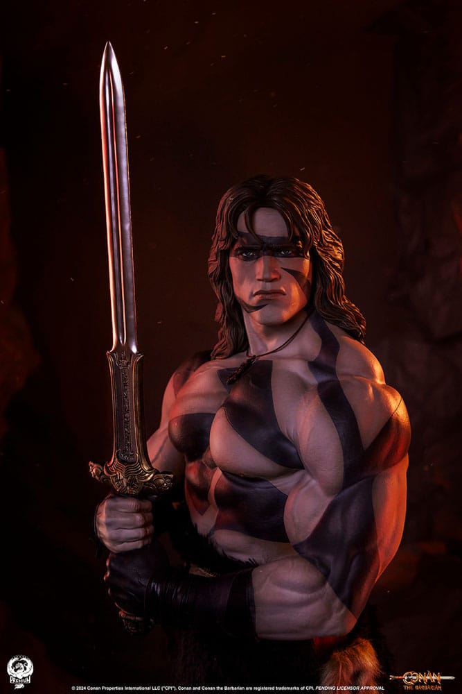 Conan le Barbare statuette Elite Series 1/2 Conan Warpaint Edition 116 cm