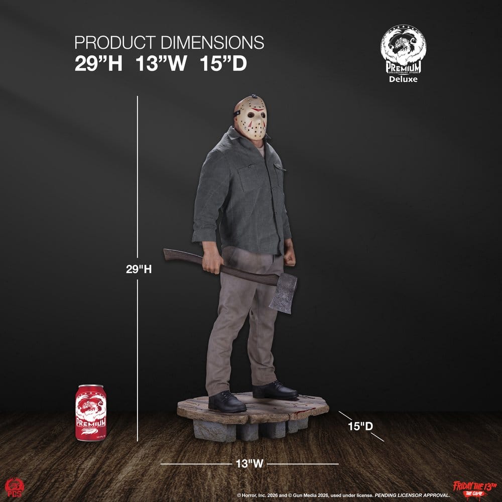 Friday the 13th: The Game statuette 1/3 Jason Part 3 (Deluxe Edition) 74 cm