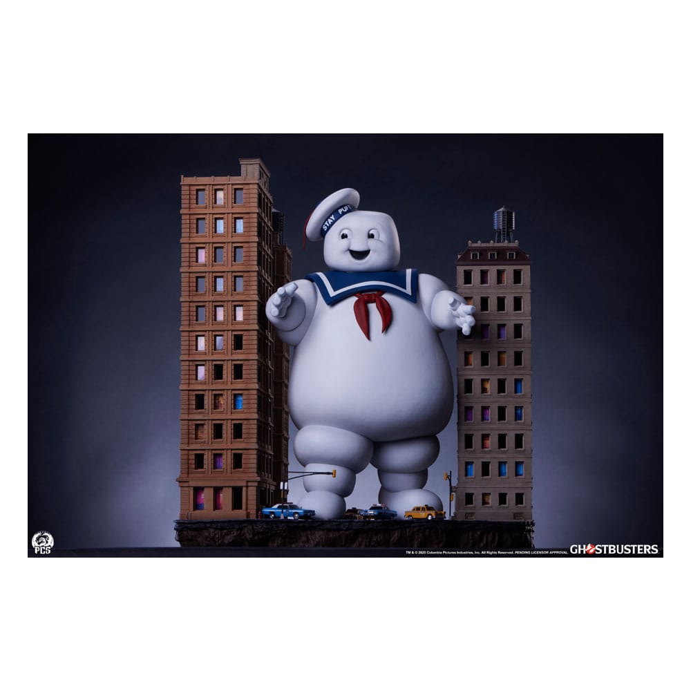 SOS Fantômes diorama Stay Puft Marshmallow Man Deluxe Edition 74 cm