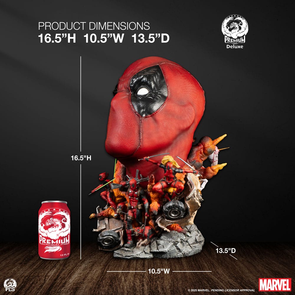 Marvel buste Fine Art Deadpool Deluxe Edition 42 cm