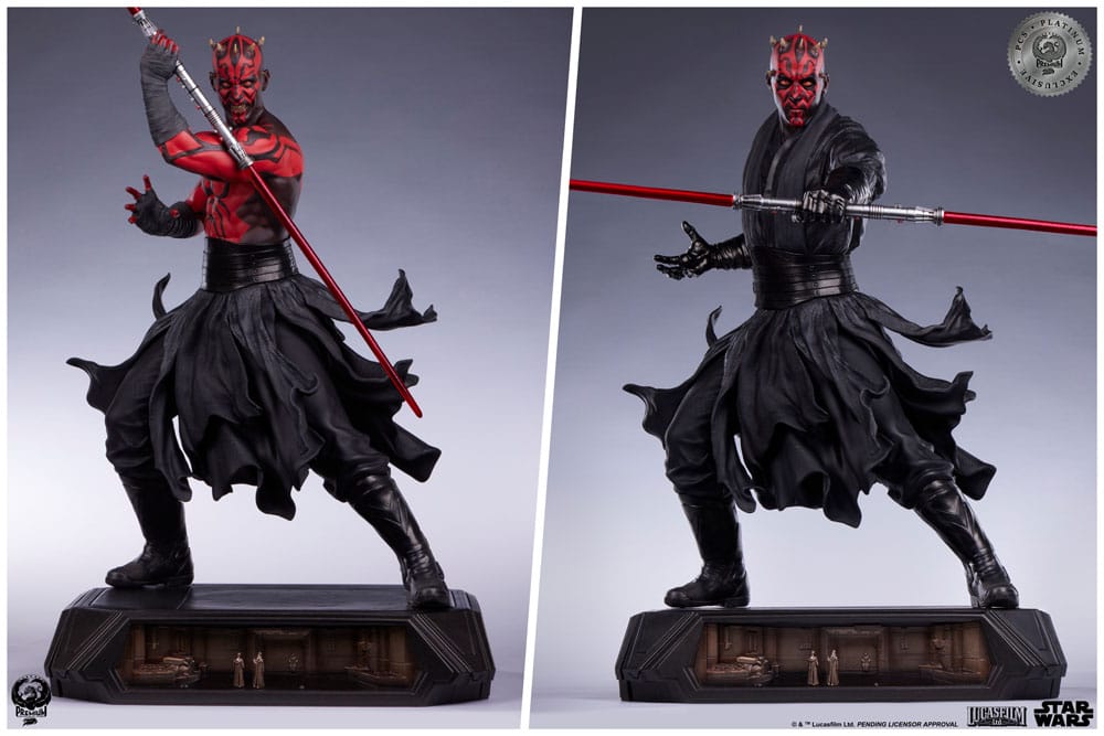 Star Wars statuette Epic Series 1/3 Darth Maul Platinum Exclusive 86 cm