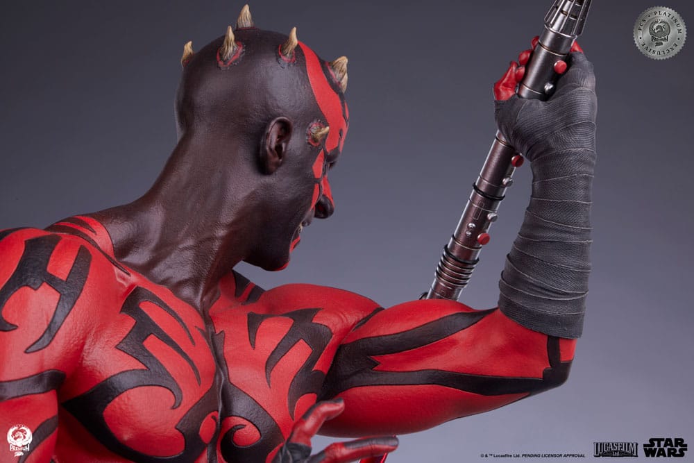 Star Wars statuette Epic Series 1/3 Darth Maul Platinum Exclusive 86 cm