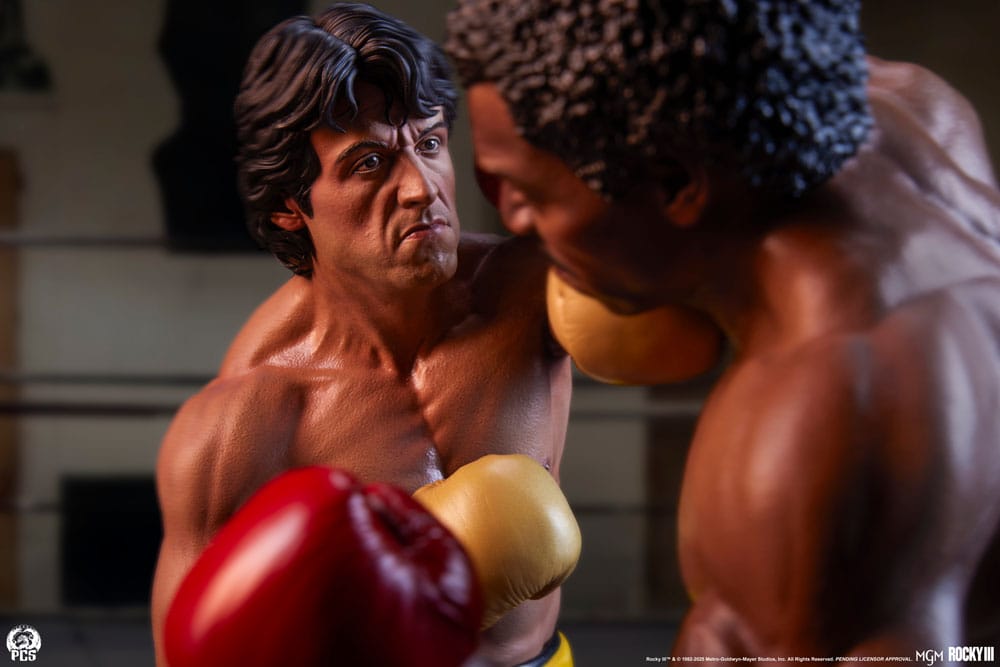 Rocky 3 : L'Œil du tigre diorama 1/4 figurine Rocky Balboa  & Apollo Creed 48 cm