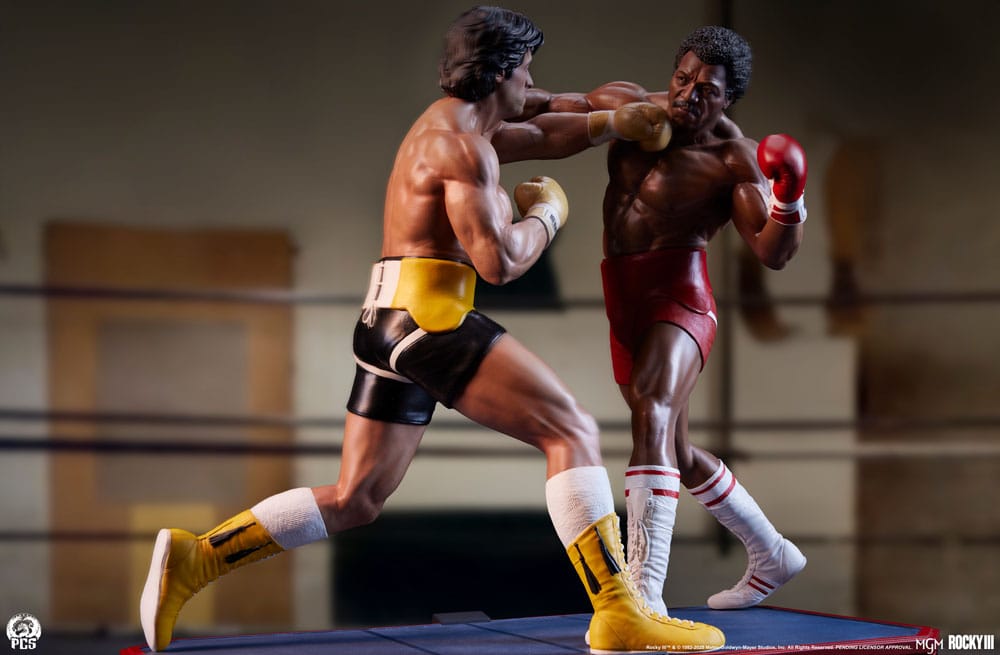 Rocky 3 : L'Œil du tigre diorama 1/4 figurine Rocky Balboa  & Apollo Creed 48 cm