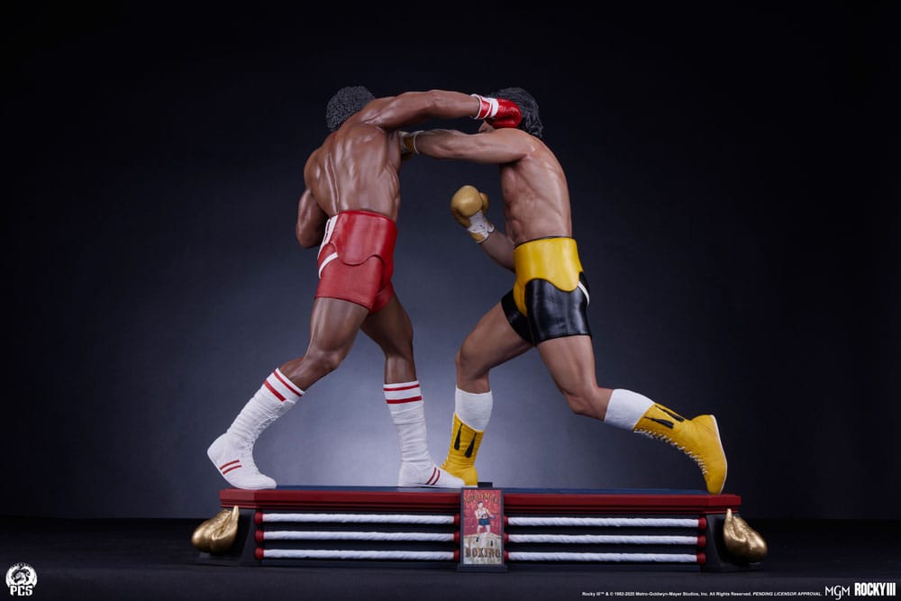 Rocky 3 : L'Œil du tigre diorama 1/4 figurine Rocky Balboa  & Apollo Creed 48 cm